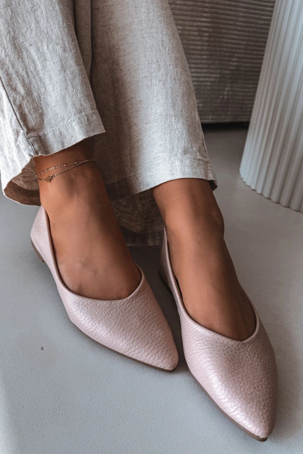 Baleriny Model Nelisa 1740 Pink - Step in style - obrazek 3