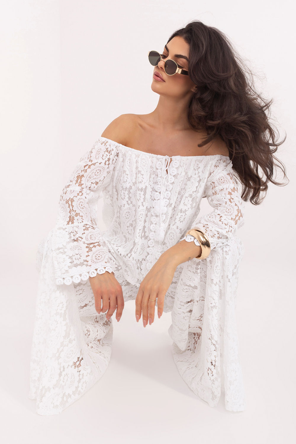 Bluzka Model MI-BZ-88500.79 White - Italy Moda - obrazek 4