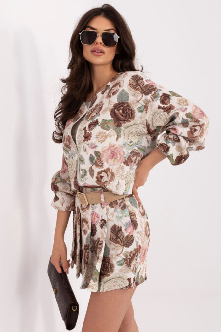 Kurtka Damska Model IT-KR-FL10357-1.30 Brown - Italy Moda