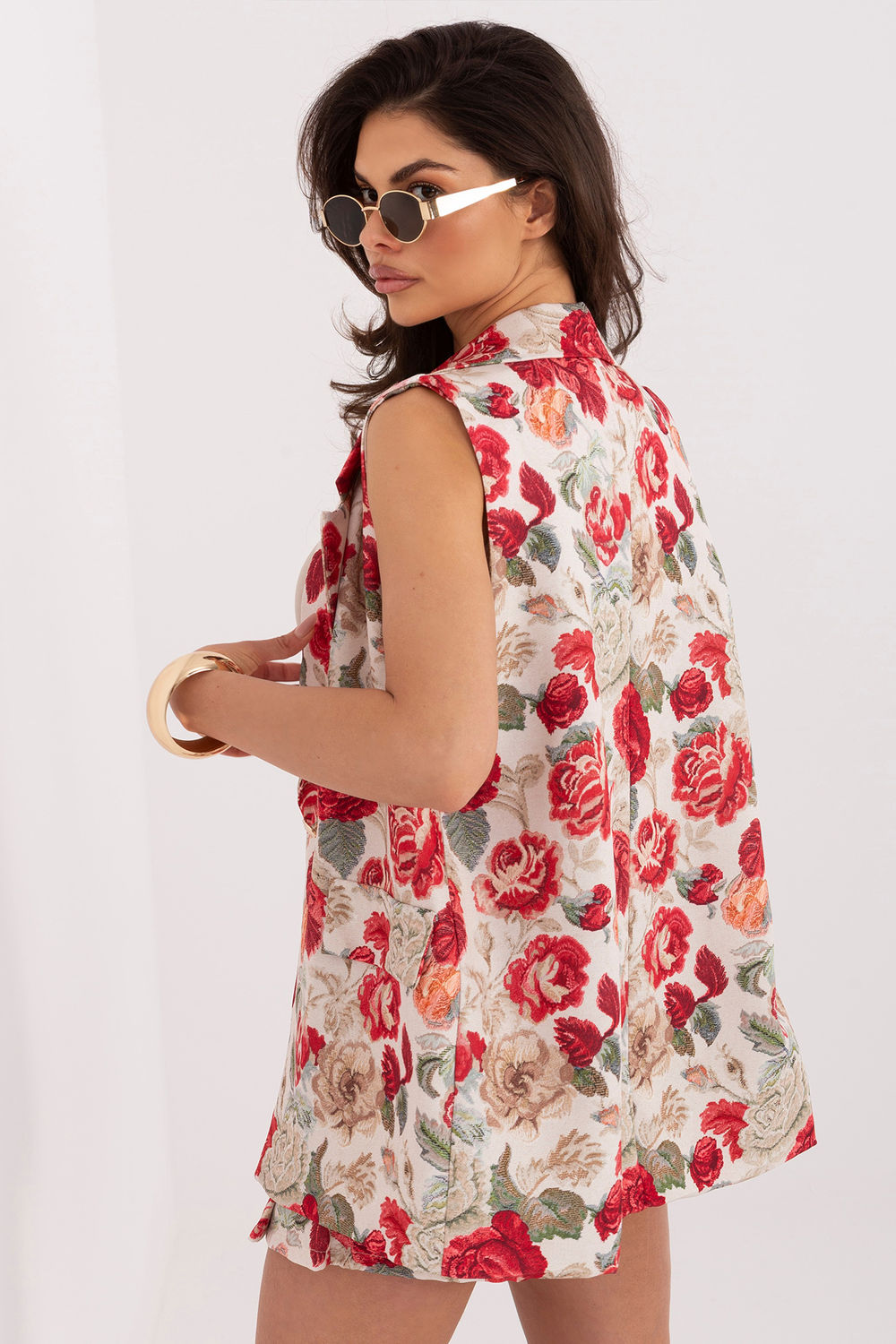 Kamizelka Model IT-KZ-FL10517.91 Red - Italy Moda - obrazek 3