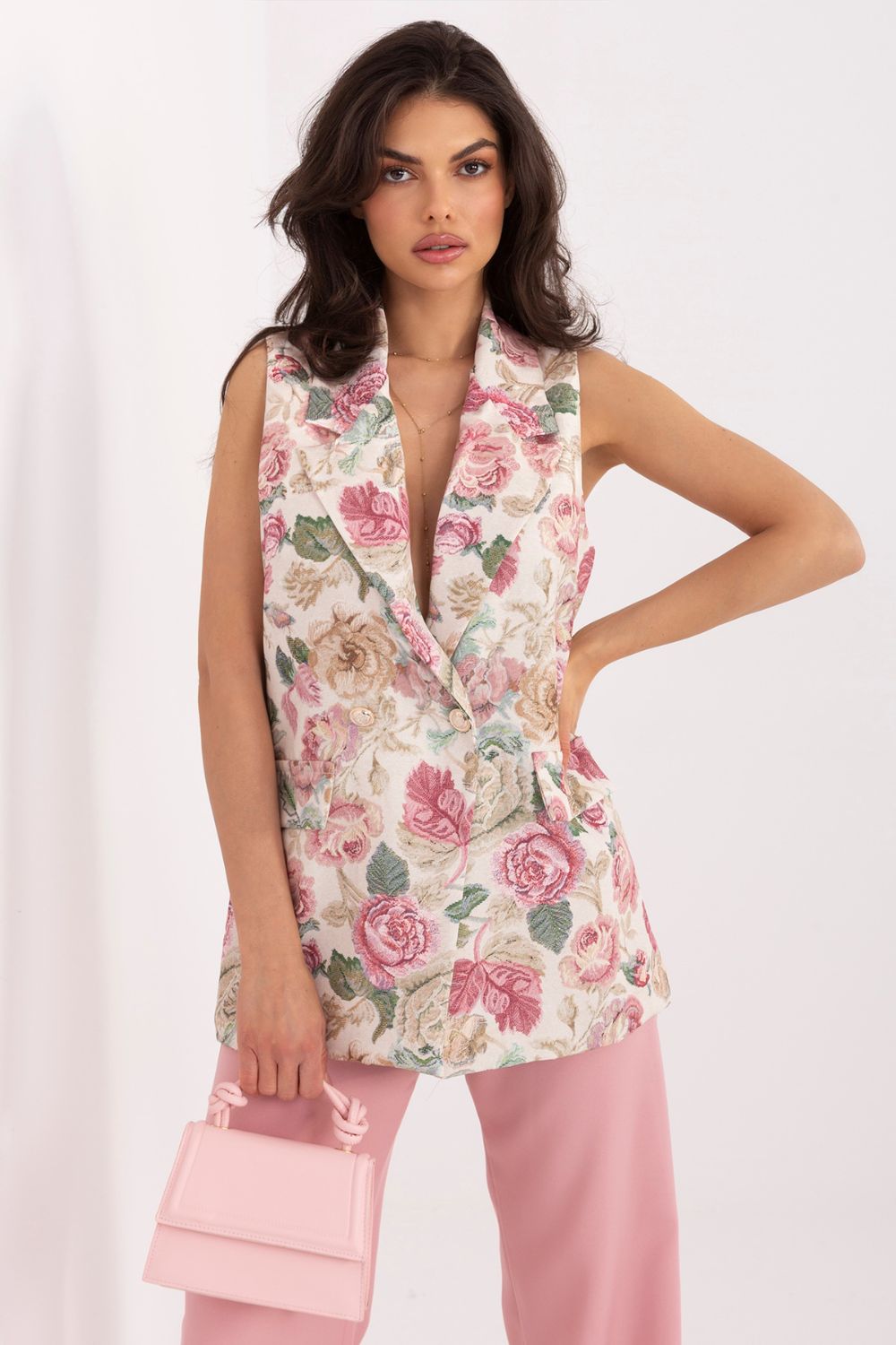 Kamizelka Model IT-KZ-FL10517.91 Pink - Italy Moda - obrazek 4