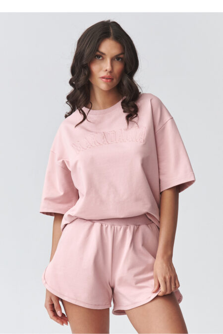 Spodnie Komplet Model M918 Powder Pink - Makadamia