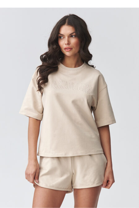 Spodnie Komplet Model M918 Light Beige - Makadamia