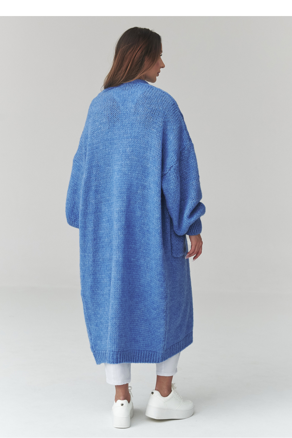 Sweter Kardigan Model S172 Blue Jeans - Makadamia - obrazek 3