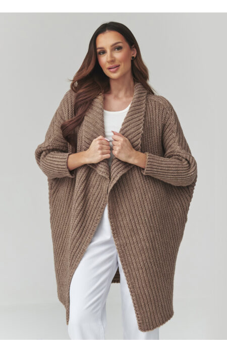 Sweter Kardigan Model S173 Ochra - Makadamia