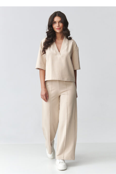 Spodnie Komplet Model M921 Light Beige - Makadamia
