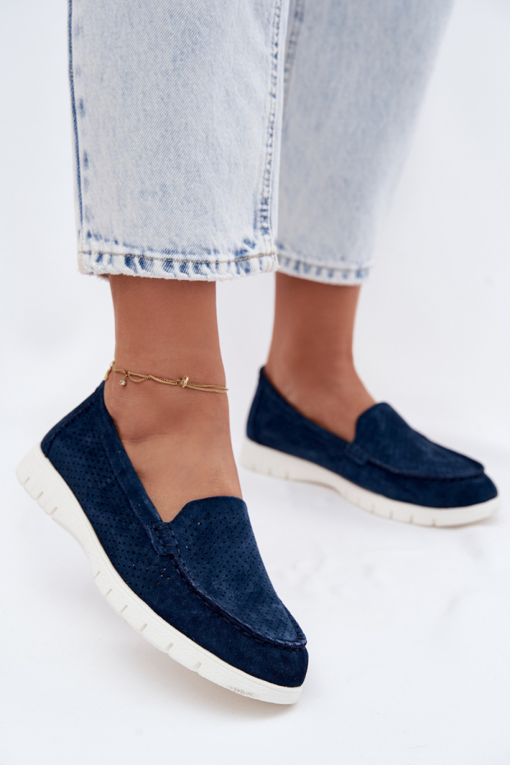 Mokasyny Model Vinceza 95360 Navy - Step in style