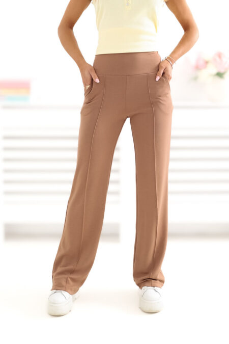 Spodnie Dresowe Model RV-DR-A1289.01 Light Brown - Rue Paris