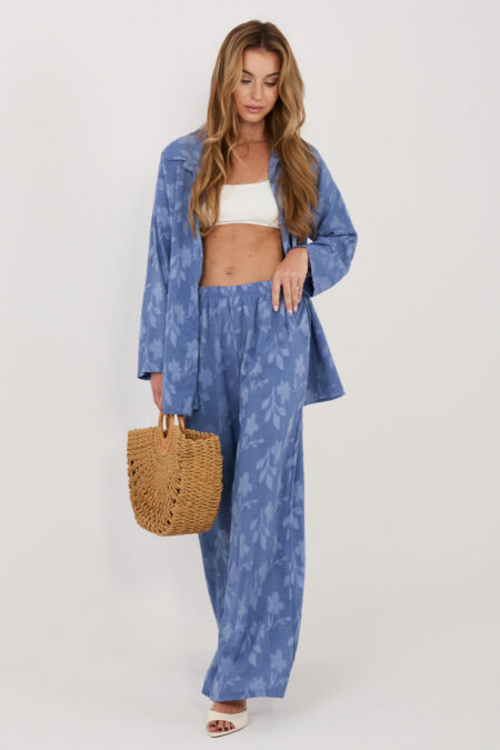 Spodnie Komplet Model IT-KMPL-10127.60 Blue - Rue Paris