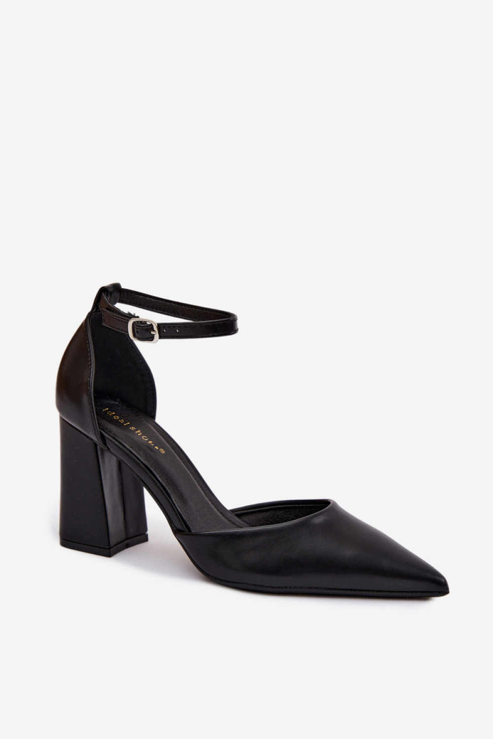 Czółenka Model Selvra 8707 Black Skóra - Step in style - obrazek 2