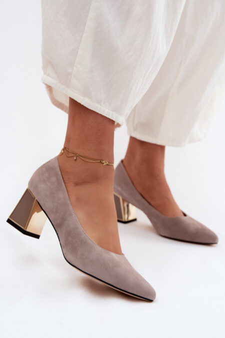 Czółenka Model Vinceza 66921 Beige - Step in style