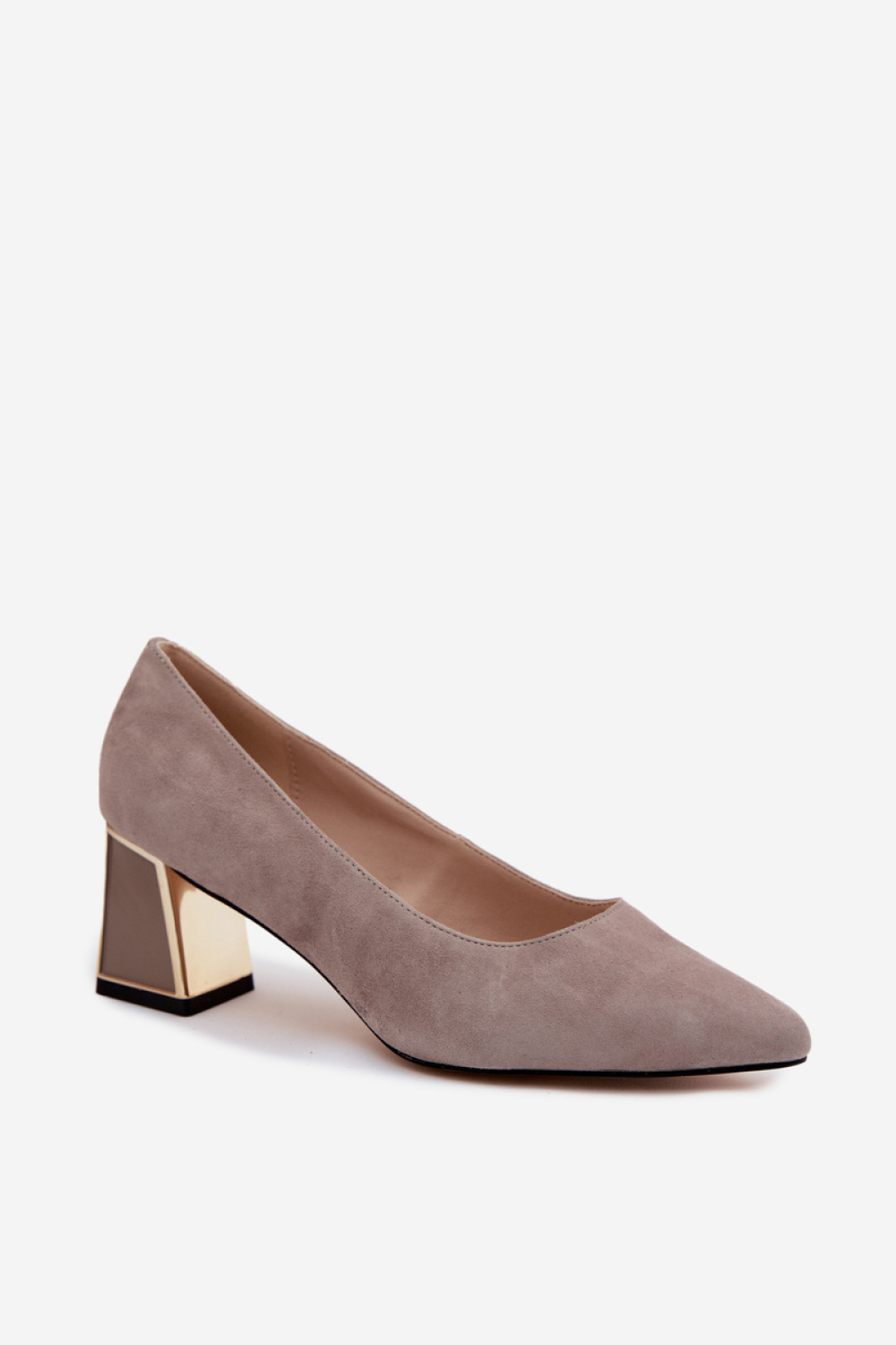 Czółenka Model Vinceza 66921 Beige - Step in style - obrazek 2