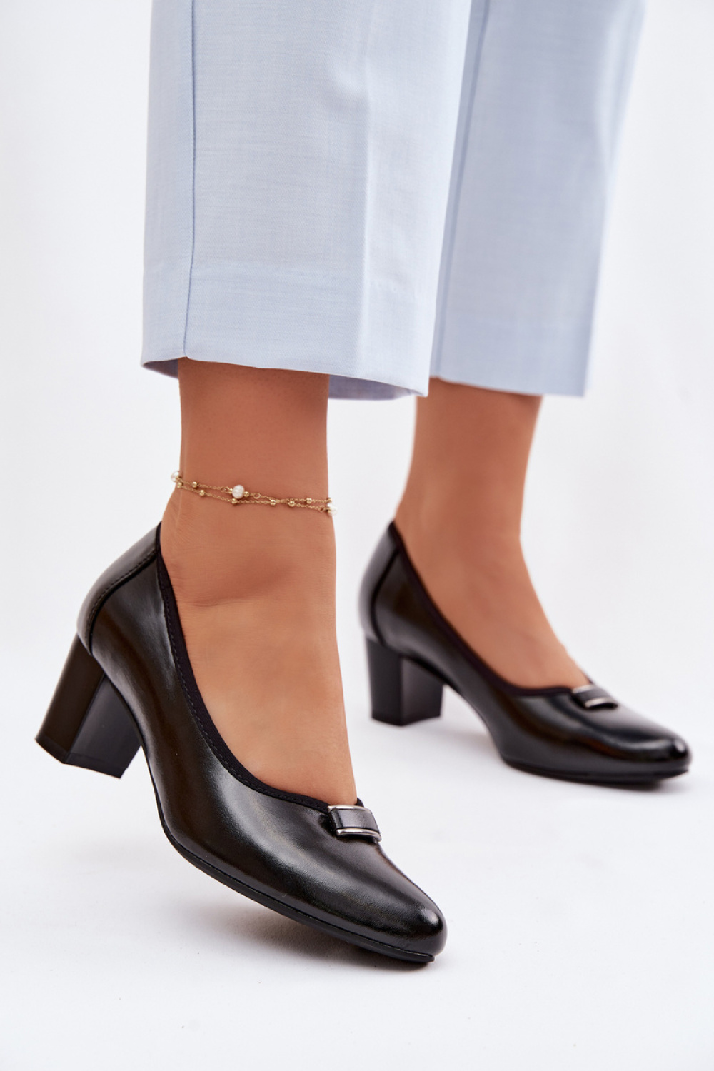 Czółenka Model Vinceza 58622 Black - Step in style