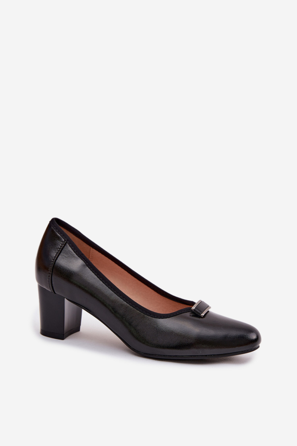 Czółenka Model Vinceza 58622 Black - Step in style - obrazek 2