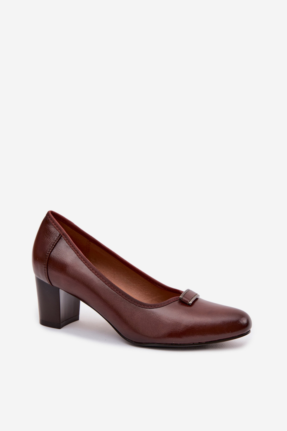 Czółenka Model Vinceza 58622 Brown - Step in style - obrazek 2
