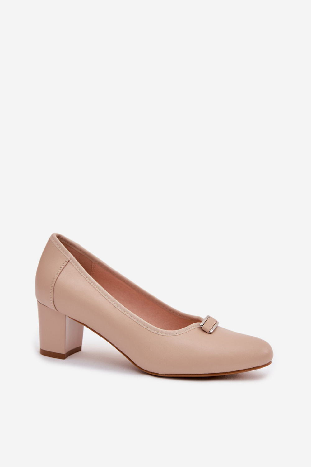 Czółenka Model Vinceza 58622 Beige - Step in style - obrazek 2