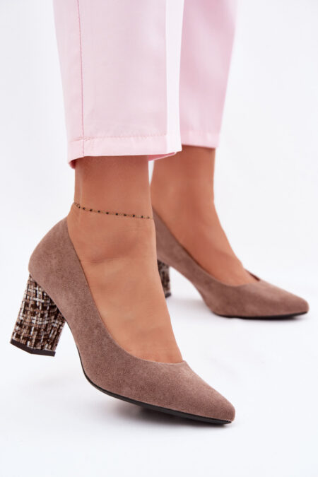 Czółenka Model Sergio Leone PB414 Light Brown - Step in style