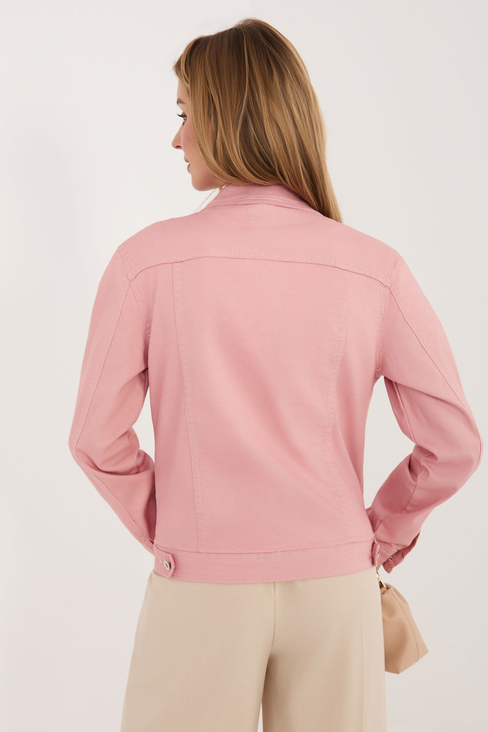 Kurtka Damska Model HM-KR-BS6517-4.18P Pink - Factory Price - obrazek 3