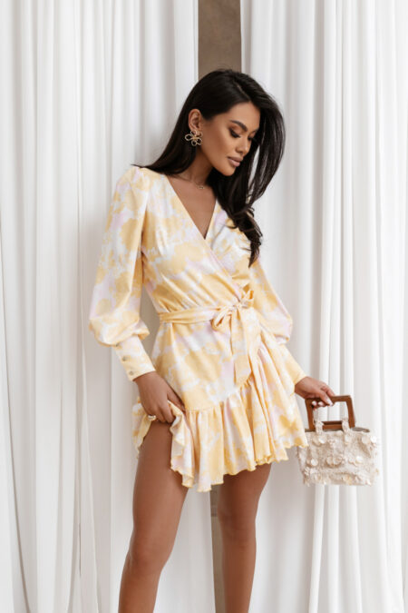 Sukienka Model Anna 563197071 Vibrant Yellow - LaBalancia