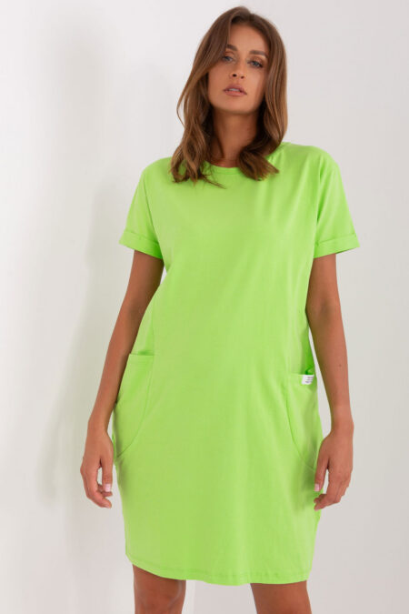 Sukienka Model RV-SK-8724-1.91 Light Green - Rue Paris