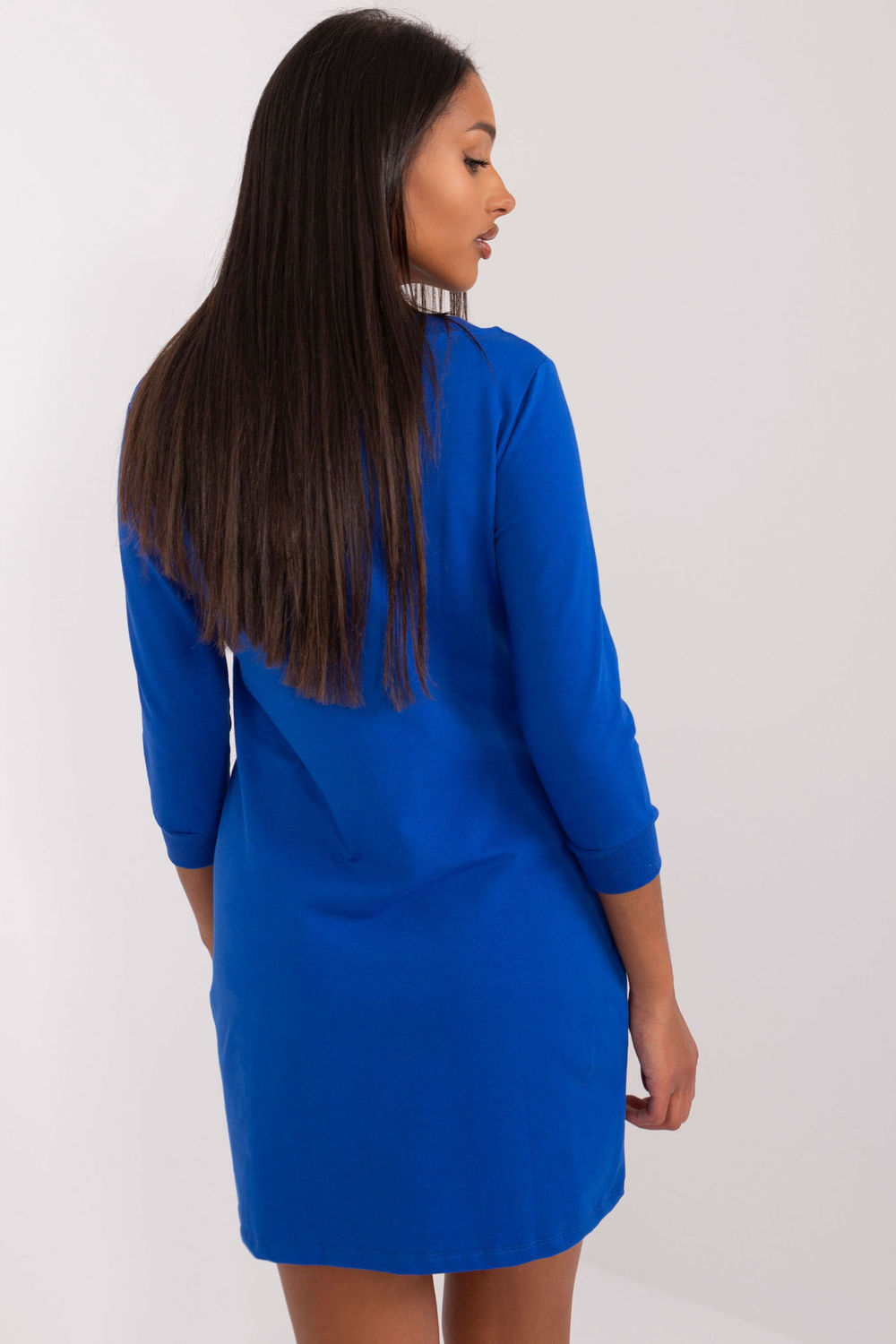 Sukienka Model RV-SK-9070-1.21 Cobalt - Rue Paris - obrazek 3