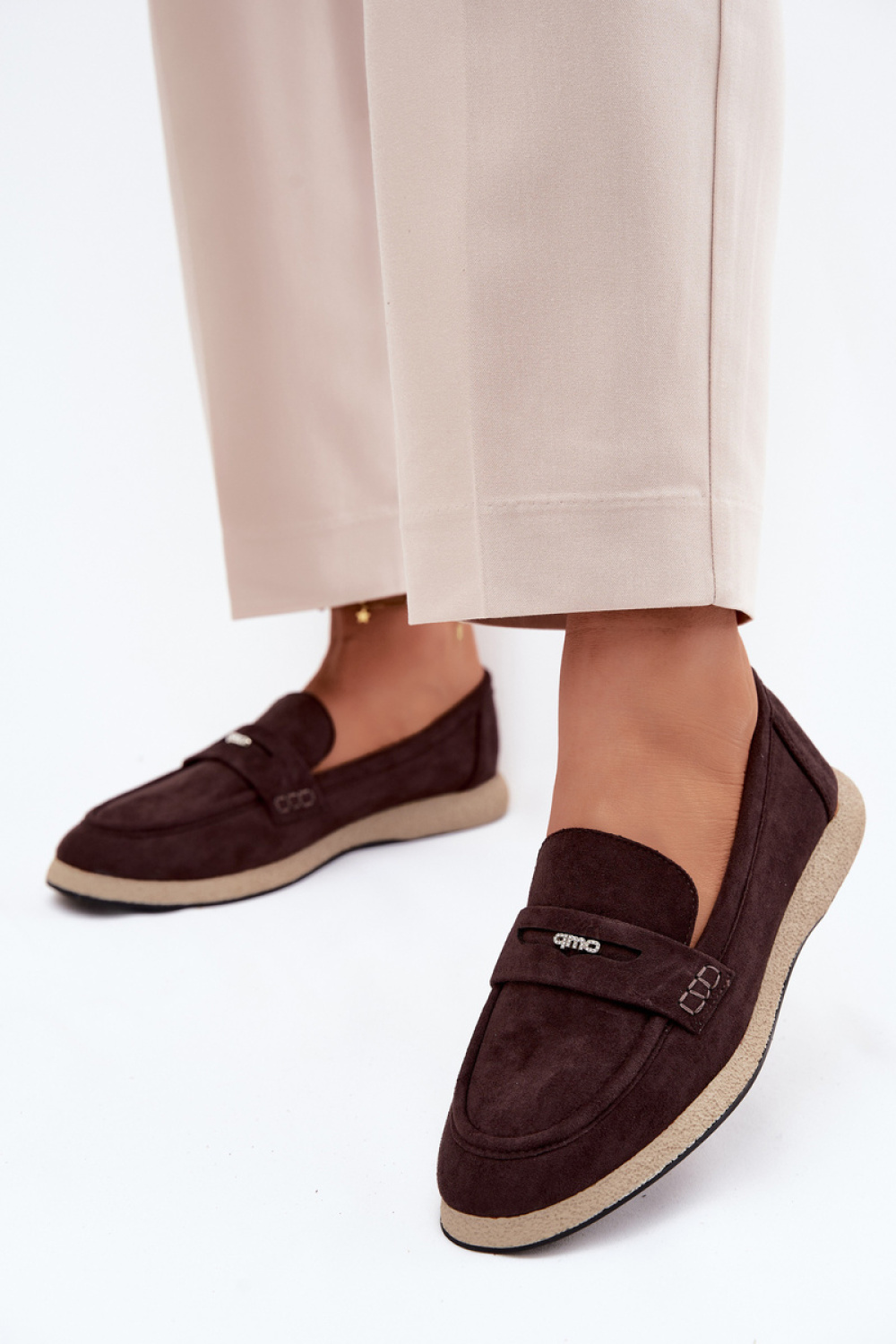Mokasyny Model Vinceza 62273 Czekolada - Step in style - obrazek 3