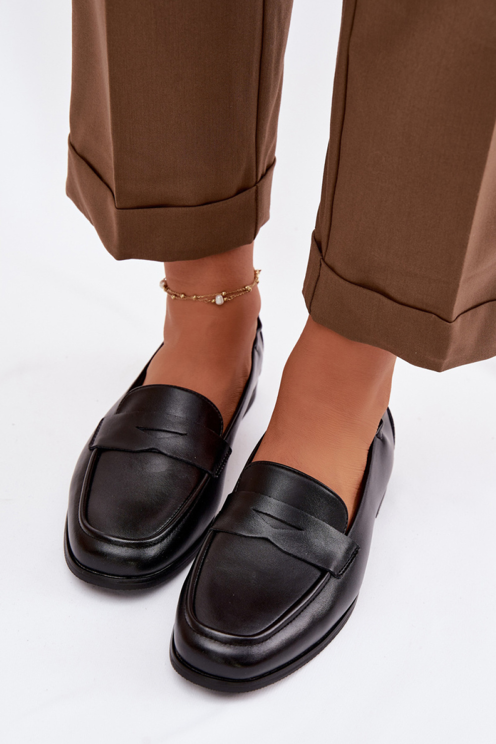 Mokasyny Model Vinceza 18121 Black - Step in style - obrazek 3