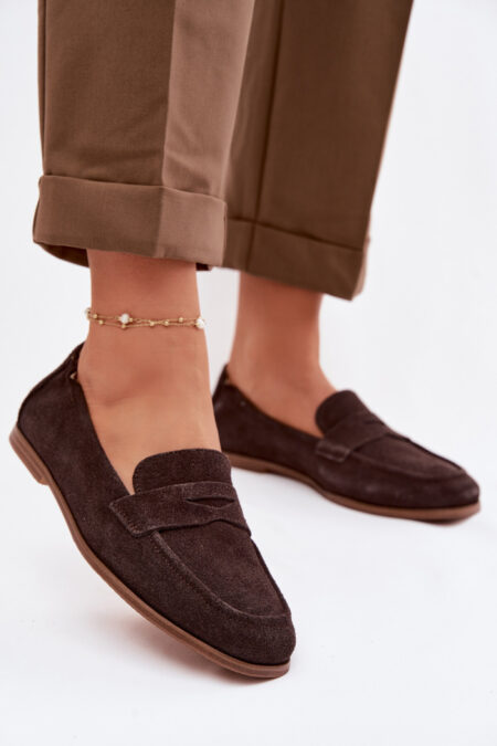 Mokasyny Model Vinceza 18122 Czekolada - Step in style