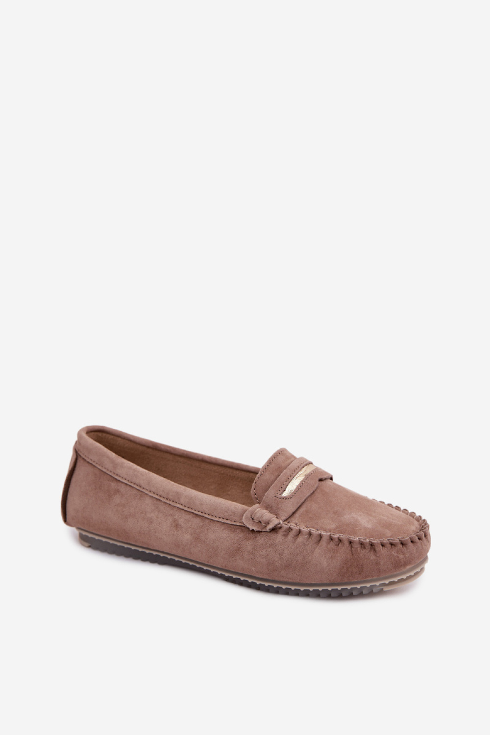 Mokasyny Model S.Barski LR61-7029 Brown - Step in style - obrazek 2