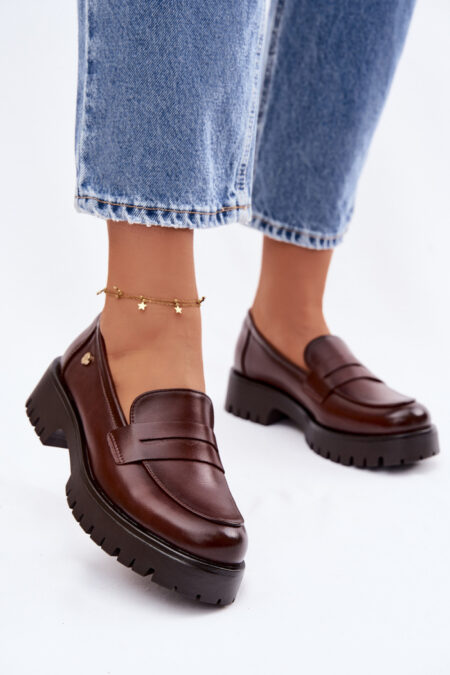 Mokasyny Model Vinceza 18125 Brown - Step in style