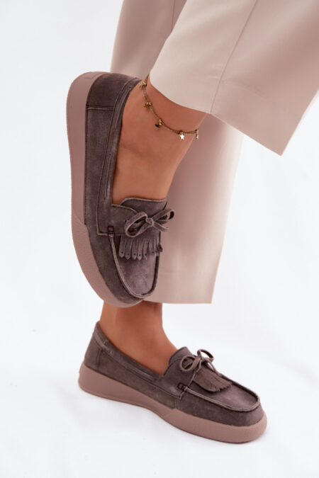 Mokasyny Model Vinceza 93223 Brown - Step in style