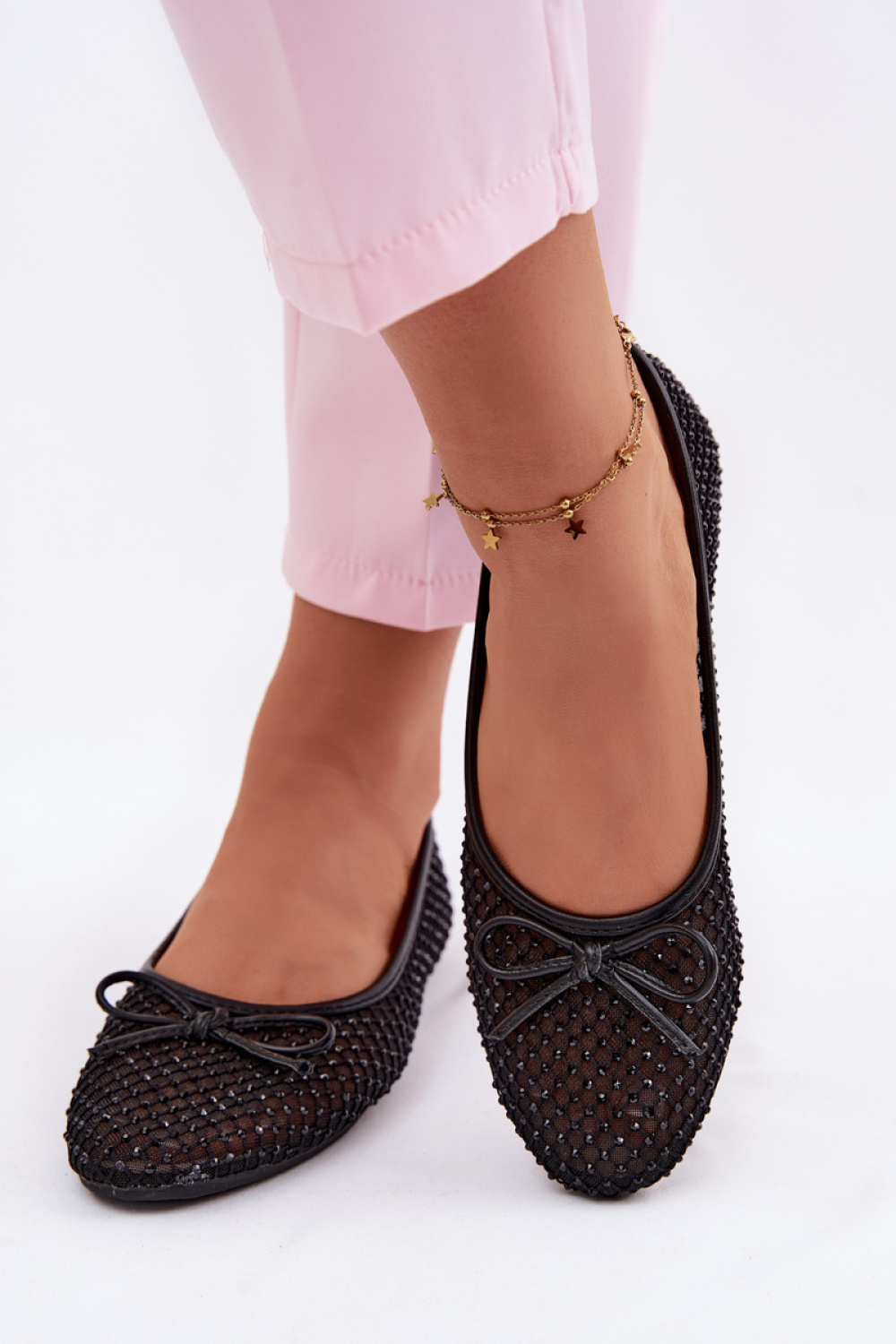 Baleriny Model Vinceza 62270 Black - Step in style - obrazek 3