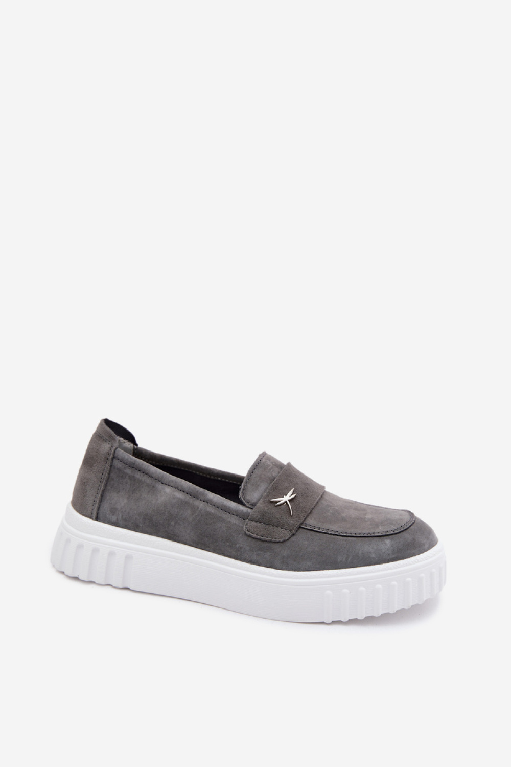 Półbuty Model Vinceza 93218 Dark grey - Step in style - obrazek 2