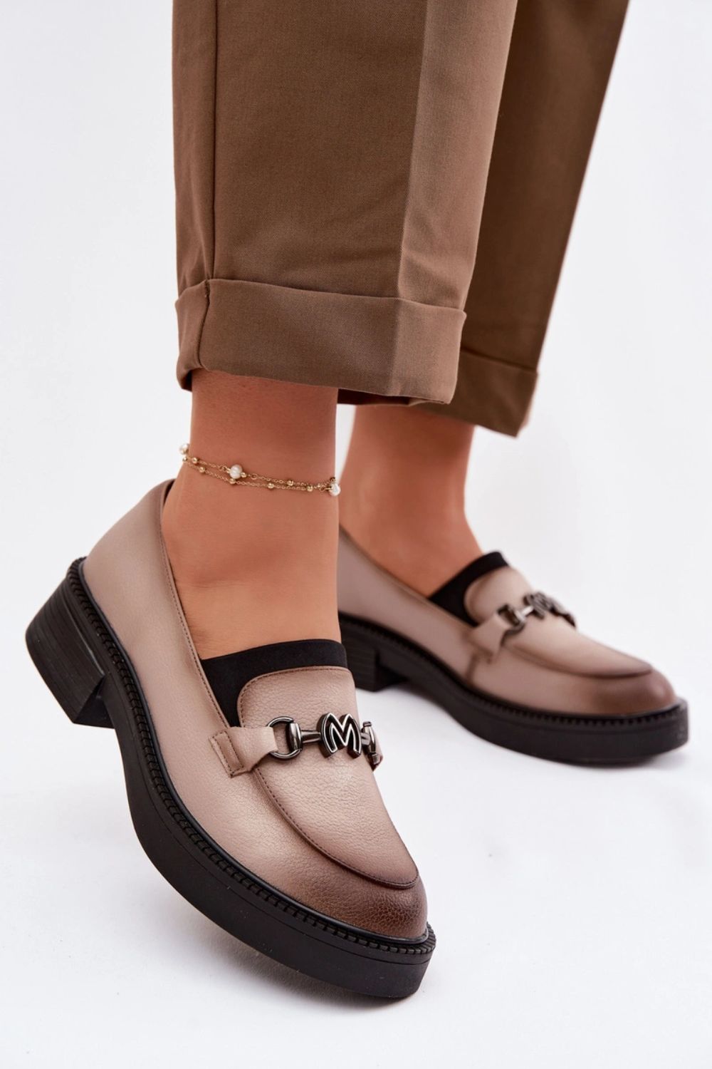 Mokasyny Model Vinceza 39985 Beige - Step in style - obrazek 3