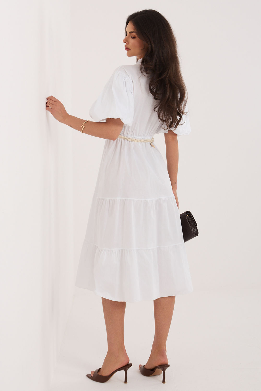 Sukienka Model MI-SK-92950.90 White - Italy Moda - obrazek 3