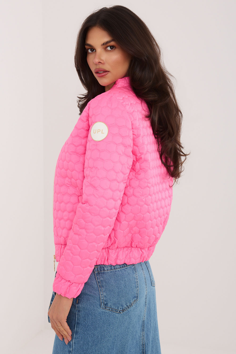 Kurtka Damska Model UPL-KR-26-28.31 Fluo Pink - Factory Price - obrazek 3