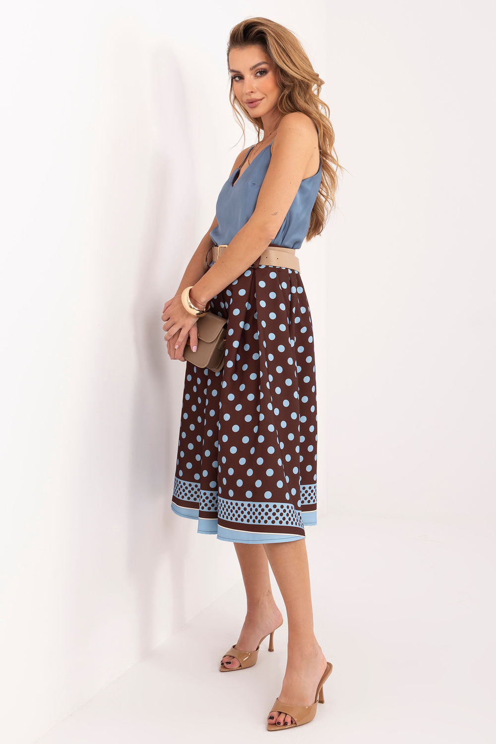 Spódnica Model IT-SD-22729.65 Brown - Italy Moda - obrazek 2