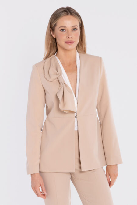 Marynarka Model S432 Beige - Stylove