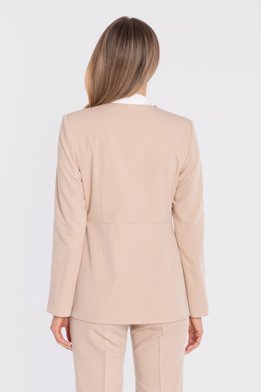 Marynarka Model S432 Beige - Stylove - obrazek 3