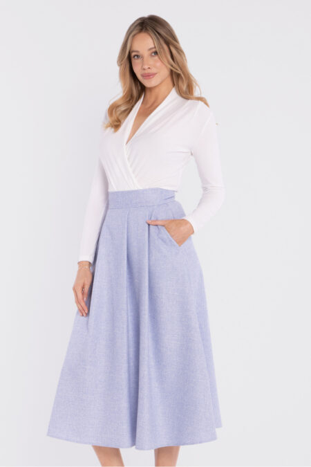 Spódnica Model S430 Błękit - Stylove