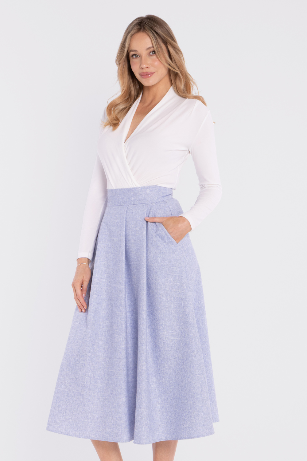 Spódnica Model S430 Błękit - Stylove