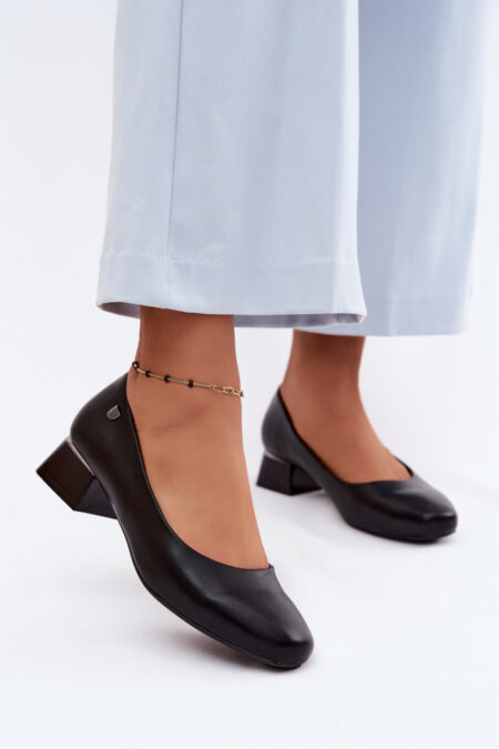 Czółenka Model Sergio Leone PB417 Black - Step in style