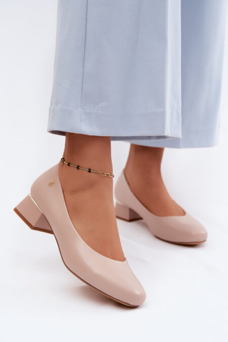 Czółenka Model Sergio Leone PB417 Beige - Step in style