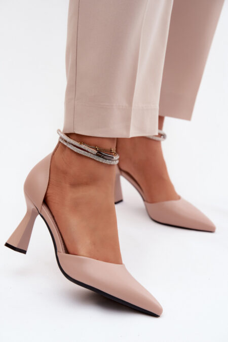 Czółenka Model Vinceza 62283 Beige - Step in style