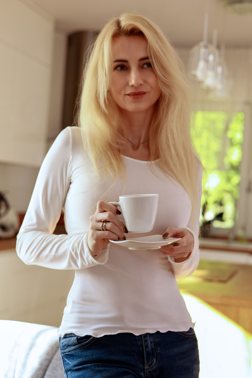 Bluzka Model Selena Ecru - Mirale - obrazek 2