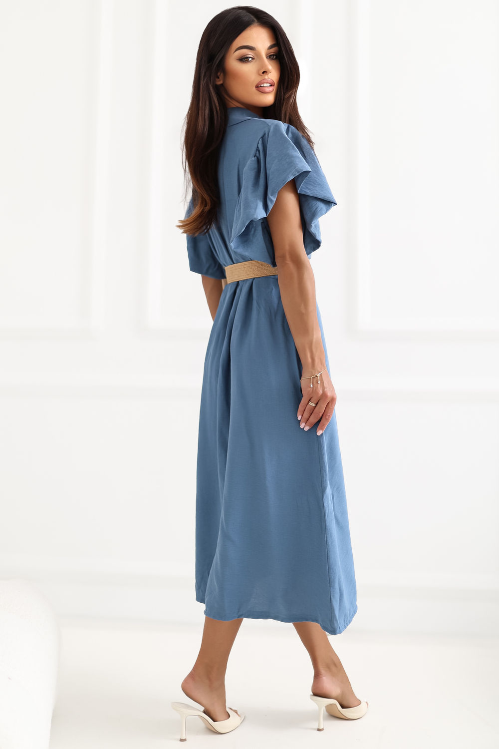 Sukienka Model MI-SK-82970.86 Blue - Italy Moda - obrazek 3