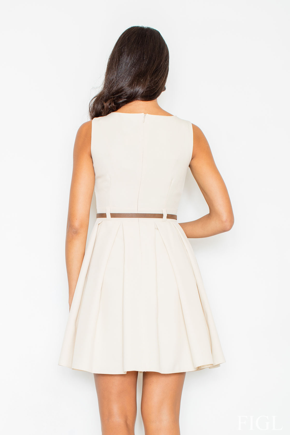 Sukienka M083 Beige - Figl - obrazek 2