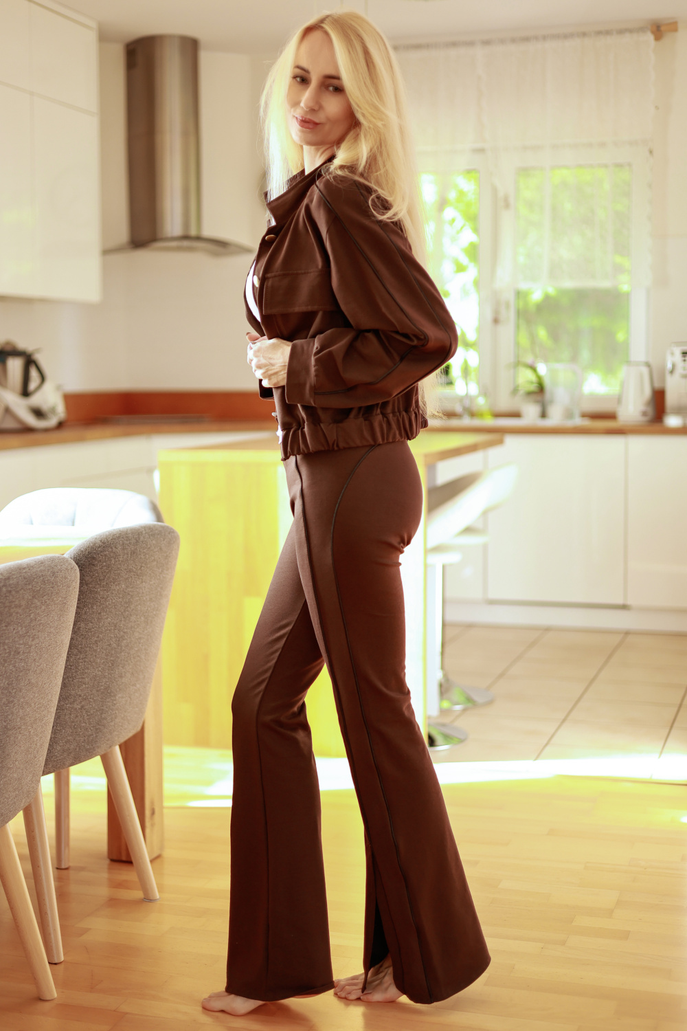 Spodnie Komplet Model Barbie Brown - Mirale - obrazek 4
