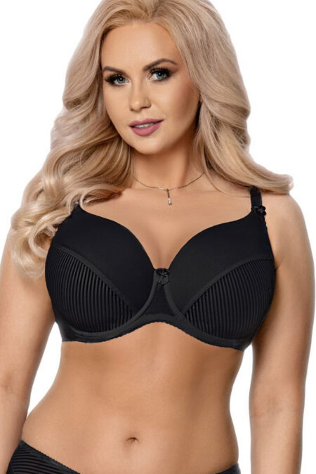Biustonosz push up Biustonosz Usztywniany Model VB-11 Black - Vena