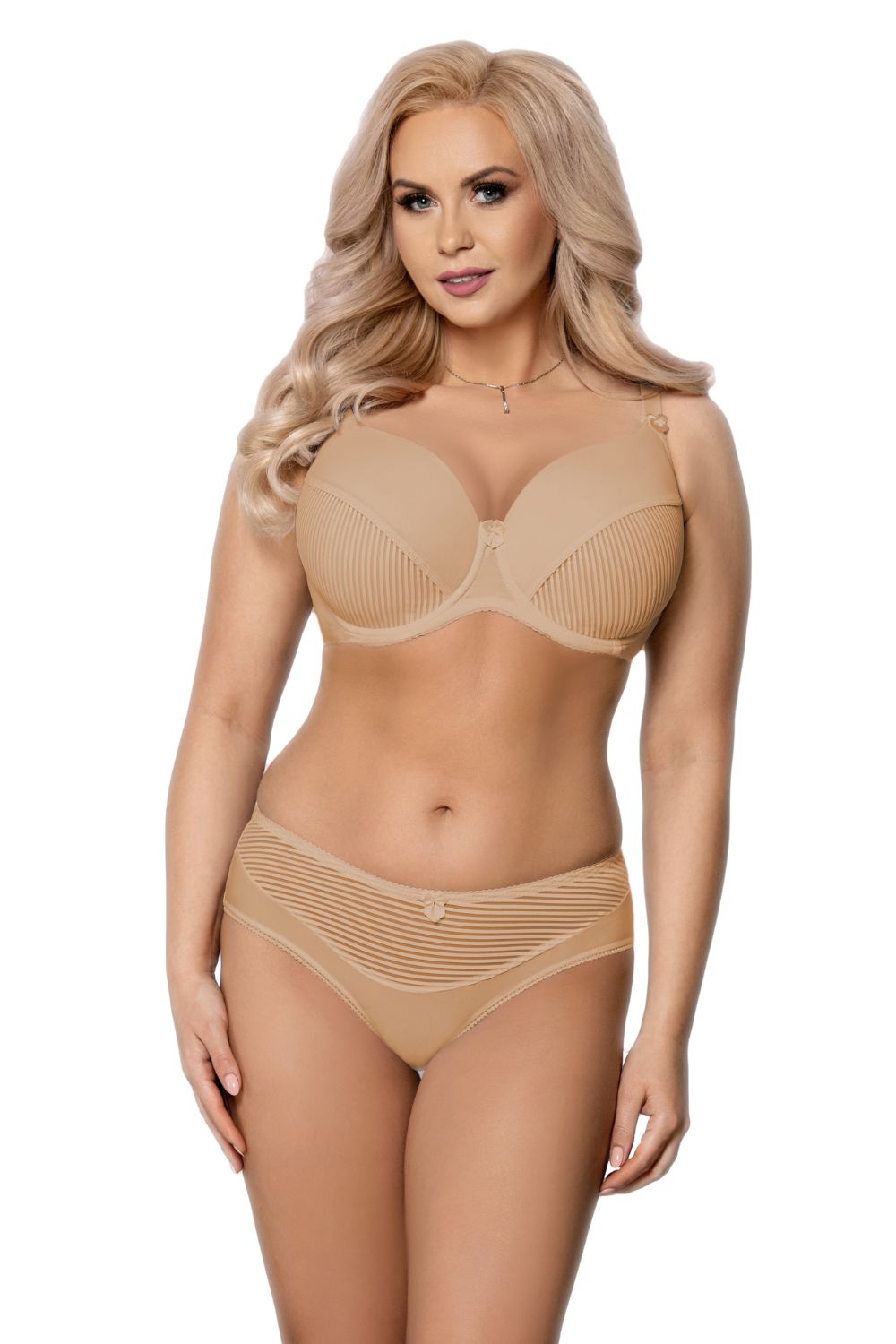 Biustonosz push up Biustonosz Usztywniany Model VB-11 Beige - Vena